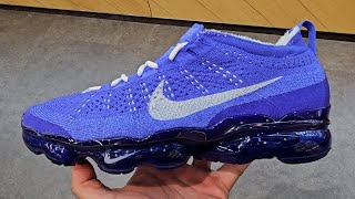 Nike Air VaporMax 2023 Flyknit Light Ultramarine 4K POV  Don Alpha SKU DV1678500 [upl. by Smart363]