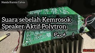 Suara Kemrosok Sebelah Speaker Aktif Polytron Pas28Part 1 [upl. by Luapnoj]