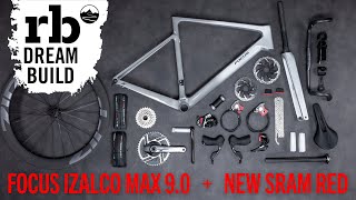 FOCUS IZALCO MAX 90 LTD I NEW SRAM RED 2024 GROUPSET IN DETAIL I ROAD BIKE I DREAM BUILD I [upl. by Ellenwahs259]