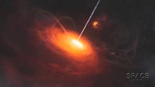 Most Powerful Quasar Discovered  Video [upl. by Alleunam722]