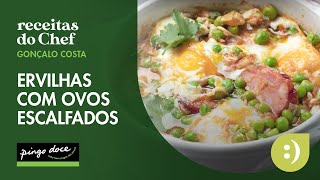 Ervilhas com Ovos Escalfados  Receitas  Pingo Doce [upl. by Doomham]