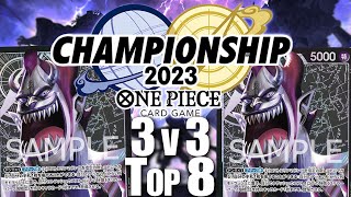 OP06 TOP 8 National University 3v3  Gecko Moria Mirror  One Piece Trading Card Game [upl. by Derdle118]