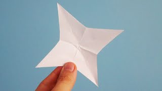 Como hacer una estrella de papel de 4 puntas  origami [upl. by Nail829]