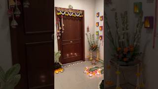 Diwali Entrance decor✨ shorts youtubeshorts diwali diwalicelebration diwalidecor indiandecor [upl. by Sunday]