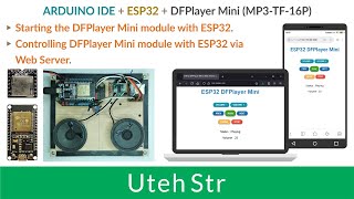 ARDUINO IDE  ESP32  DFPlayer Mini MP3TF16P  DFPlayer Mini MP3TF16P with ESP32 [upl. by Halimak]