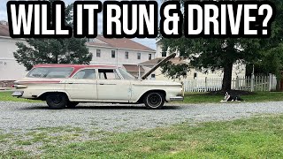 Can We Get Our FREE 1961 Plymouth Wagon Running amp Driving [upl. by Akessej]