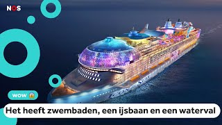 Grootste cruiseschip ooit begint aan eerste reis [upl. by Rennie]