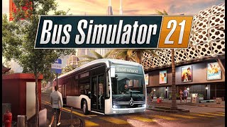 Bus Simulator 21  VR  First Route  Route 1 Oculus Quest 2  Virtual Desktop  Opentrack [upl. by Ragouzis]