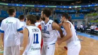 Highlights ItalySpain EuroBasket 2013 [upl. by Dagley]