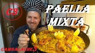 PAELLA MIXTA CARNE amp MARISCO FACIL Y SENCILLA [upl. by Mirak349]