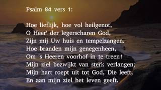 Psalm 84 vers 1 en 5  Hoe lieflijk hoe vol heilgenot [upl. by Yentiw]