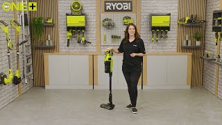 RYOBI® 18V ONE™ Cordless Brushless Stick Vac RSV18BL [upl. by Dez]