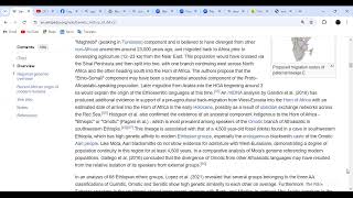 The Afroasaitic EthnoLinguistic Family Cultural and Genetic Connection [upl. by Buskirk]