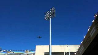 Georgia Tech Flyover  C17  vs Miami [upl. by Eilrebma]