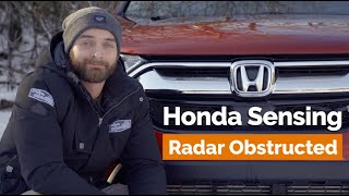 Honda Sensing Radar Obstructed Message  Quick Tips [upl. by Landis]