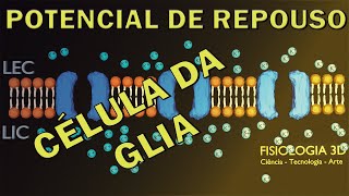 Potencial de Repouso nas Células da Glia [upl. by Hgielsa]