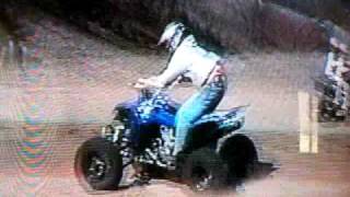 Yfz 450 riding and crashing bad [upl. by Ostap435]