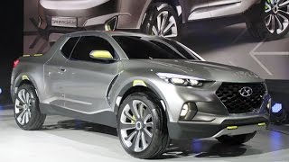 Hyundai Santa Cruz Concept  2015 Detroit Auto Show [upl. by Wanyen]