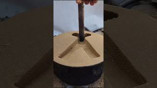 satisfying pottery woodworking ceramic experiment فن وصناعات واختراعات من صهر المعادن [upl. by Doane4]