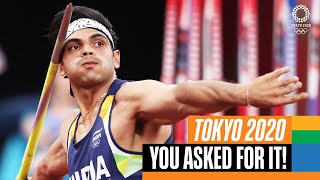 Neeraj Chopras Golden Moment 🥇 Full Mens Javelin Final  Tokyo Replays [upl. by Lori]