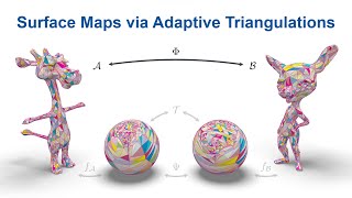 Eurographics 2023 Surface Maps via Adaptive Triangulations [upl. by Meier623]