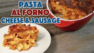 Youll Eat The Whole Pan Baked Rigatoni With Sausage Recipe PASTA AL FORNO  Glen And Friends [upl. by Ingham]