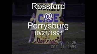 Perrysburg vs Rossford 10211994 Cable TV Recording [upl. by Joannes]