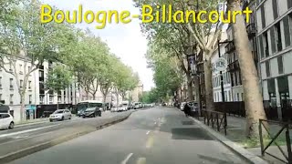 BoulogneBillancourt 4K Driving French region [upl. by Violetta]