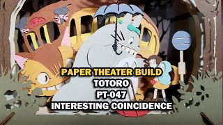 Building Enskys Paper Theater  Totoro PT047 quotInteresting Coincidencequot ペーパーシアター  となりのトトロ PT047 [upl. by Nnairb]