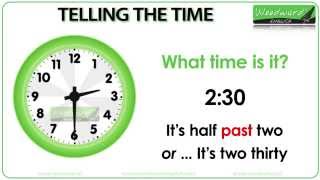 Telling the Time in English [upl. by Fox239]