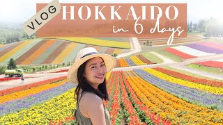 6Day Trip to Hokkaido Asahikawa Biei Furano Sapporo and Otaru [upl. by Hurty]