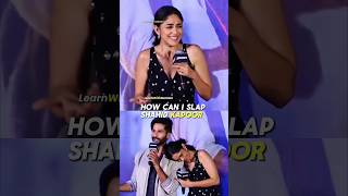 Mrunal Thakur🌈 Slapped Shahid Kapoor In Jersey  Mrunal T Shahid K amp Allu Arvind Interview [upl. by Alek189]