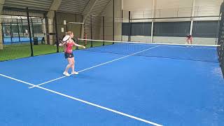 Padel 1 vs 1 crossed best of 3 tiebreaks in every side [upl. by Daveta]