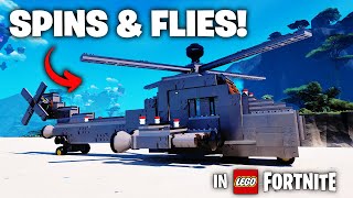 Lost Isles Helicopter Build In LEGO Fortnite [upl. by Yeuh948]