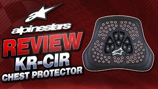 Alpinestars Nucleon KRCiR Chest Protector Review from Sportbiketrackgearcom [upl. by Ketti384]