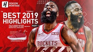 James Harden BEST Highlights amp Moments from 201819 NBA Season BEAST Mode Part 1 [upl. by Berl]