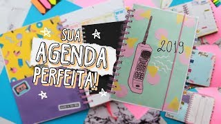 COMO DECORAR SUA AGENDA E TRANSFORMAR EM UM PLANNER [upl. by Neona]