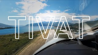 Cockpit POV  Landing and Takeoff  Tivat Montenegro [upl. by Dotty48]