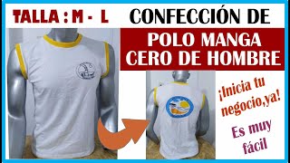 COMO CONFECCIONAR BIVIDI  POLO MANGA CERO de manera FÁCIL Y SENCILLA PASO A PASO [upl. by Anihs]