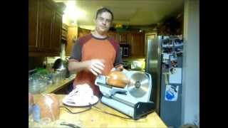 Home Deli Meat Slicer Review  Pays for itself fast [upl. by Neelie]