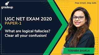 Paper 1 What are logical fallacies Clear all your confusion  UGC NET  Gradeup  Toshiba Shukla [upl. by Ahsinid685]