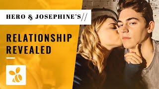 Hero Fiennes Tiffin amp Josephine Langford Interview After [upl. by Corell337]