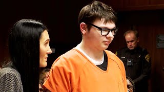 School Shooter Ethan Crumbley Faces Mass Shooting Victims [upl. by Lemon63]