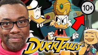 DUCKTALES 2017 Theme Song Intro REACTION amp EASTER EGGS [upl. by Aislehc]