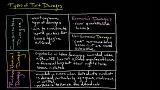 Types of Tort Damages [upl. by Ahsienal]