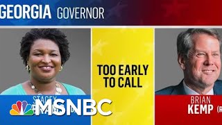 Polls Now Closed In Georgia  MSNBC [upl. by Buddy]