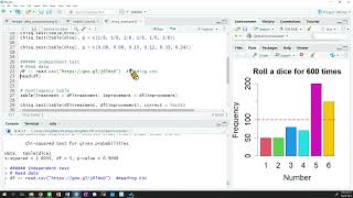 5分鐘學統計  R語言操作卡方檢定 [upl. by Annaid]