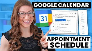 How to Create an Appointment Schedule in Google Calendar  Tutorial for Teachers [upl. by Ihpen]