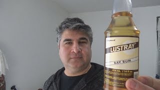 Lustray Bay Rum Compound Aftershave review Pinaud [upl. by Ttessil]