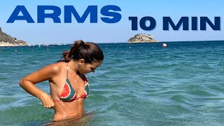 Toning arm workout  10 mins Oceane Andrea no music just beeps [upl. by Alistair]